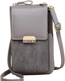 img 4 attached to Crossbody Multi Pockets Shoulder Wallet Holder Women's Handbags & Wallets