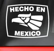 наклейка hecho en mexico логотип