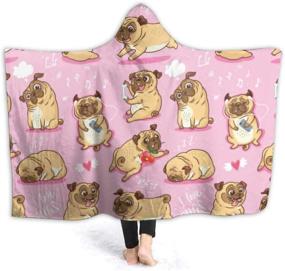 img 4 attached to ZHONGKUI Blanket Flannel Wearable Air Conditioning Bedding