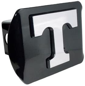 img 4 attached to 🎒 University of Tennessee Chrome T on Black Hitch Cover: Showcasing School Pride in Style!