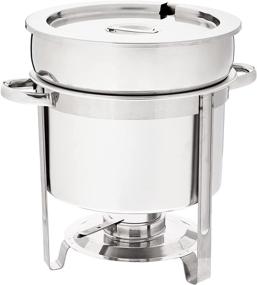 img 4 attached to 🔥 Winco 211 Stainless Warmer 11 Quart: Keep Your Food Hot and Fresh!