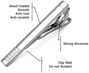 img 3 attached to Обычный галстук от MOZETO: Вечная классика для деловых профессионалов