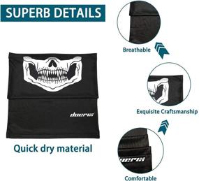 img 2 attached to Motorcycle Skeleton Protection Breathable Mouth Sharp