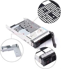 img 1 attached to 📁 Mveohos 3.5" SAS/SATA Hard Drive Tray Caddy with 2.5" HDD Adapter for Dell Poweredge Servers – Compatible with R320, R420, R720, T320, T420, T620 – F238F Model with Screws