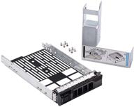 📁 mveohos 3.5" sas/sata hard drive tray caddy with 2.5" hdd adapter for dell poweredge servers – compatible with r320, r420, r720, t320, t420, t620 – f238f model with screws logo