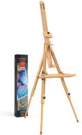 arteza tripod beechwood easel stand - 37.4 x 39.4 x 78.3 inches, steel fittings - ideal for painting and displaying artwork, art supplies logo