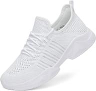 👟 womens non slip athletic sneakers: dannto slip on running shoes for work, tennis, gym+ logo