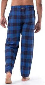 img 3 attached to 👘 IZOD Woven Flannel Sleepwear: Stylish and Comfortable Lounge Clothing for Large Men