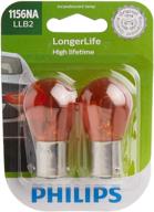 premium philips 1156na longerlife miniature bulb - 2 pack for extended lifespan logo