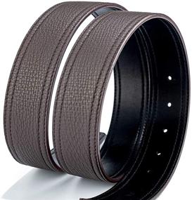 img 2 attached to Vatees Without Genuine Leather Adjustable Men's Accessories in Belts