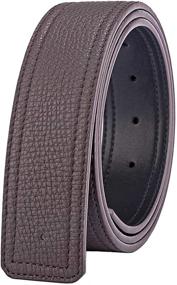 img 4 attached to Vatees Without Genuine Leather Adjustable Men's Accessories in Belts