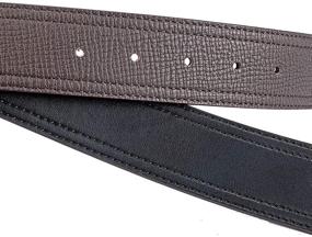 img 1 attached to Vatees Without Genuine Leather Adjustable Men's Accessories in Belts