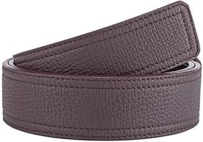 img 3 attached to Vatees Without Genuine Leather Adjustable Men's Accessories in Belts