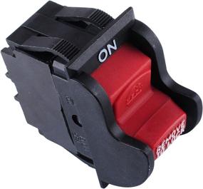 img 3 attached to 🔌 PODOY Table Saw Switch Compatible with Delta Ryobi 2 Prong Drill Press 489105-00 46023 - Replaces Porter Cable 125/250V 20/12A Lock Toggle On-Off