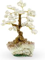 🌳 luma gems amethyst crystal tree - healing chakra tree of life - energy & feng shui amethyst tree - crystal decoration - sourced from local quality control team - 6" height, 1.2 lbs weight логотип