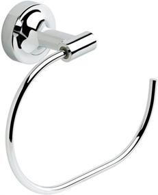 img 4 attached to Polished Chrome Towel Ring by Franklin Brass - VOI46-PC, Bathroom Accessories