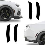 🚗 ndrush blackout sidemarker light film overlays - compatible with chevy camaro 2016-2021 - front rear sidemarker wrap covers - vinyl tint - precut for enhanced seo logo