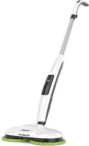 img 4 attached to 🧹 Gladwell 3-in-1 Cordless Electric Mop – Efficient, Quiet, and Powerful Cleaning Tool With Spinner, Scrubber, and Waxer Functions – Ideal for Hardwood, Tile, Vinyl, Marble, and Laminate Floors – White