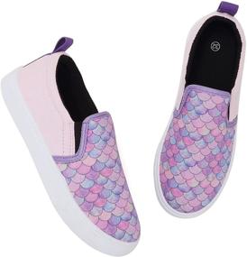 img 4 attached to IceUnicorn Sneakers Loafers Walking Shoes（Pink Boys' Shoes