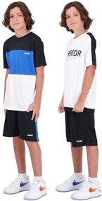 img 1 attached to Hind Basketball Performance Athletic Blue White Boys' Clothing