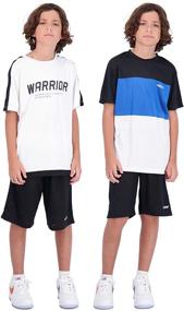 img 3 attached to Hind Basketball Performance Athletic Blue White Boys' Clothing