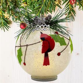 img 3 attached to BANBERRY DESIGNS Cardinal Christmas Ornament Seasonal Decor