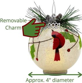 img 2 attached to BANBERRY DESIGNS Cardinal Christmas Ornament Seasonal Decor
