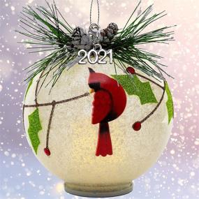 img 4 attached to BANBERRY DESIGNS Cardinal Christmas Ornament Seasonal Decor