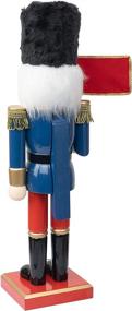 img 2 attached to FUNPENY Blue Soldier Flag Nutcracker