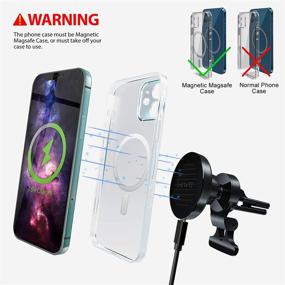img 3 attached to Wireless Car Charger Magnetic Compatible Car Electronics & Accessories for Car Electronics Accessories