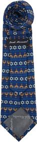 img 2 attached to Jacob Alexander Hanukkah Stripe Menorah Men's Accessories and Ties, Cummerbunds & Pocket Squares