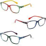 👓 fonhcoo lightweight blue light blocking reading glasses for men and women - ideal readers for better eye protection logo