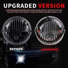 img 1 attached to 🚗 Z-OFFROAD Улучшенные противотуманные фары LED диаметром 4-1/2 дюйма для Ford F150 F-150 2006-2014 годов - повышенная видимость и совместимость.