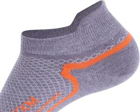 img 2 attached to 🧦 WXXM Merino Wool Performance Run Socks for Men and Women - Soft, No Show, Anti-Blister Athletic Sport Wool Socks with Tab