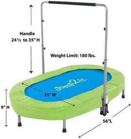 img 3 attached to Jump2It Portable Trampoline Adjustable Protective