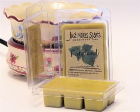 img 1 attached to 🌿 Invigorate Your Space with Just Makes Scents 2 Pack - Patchouli Scented Wax Melts