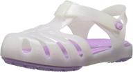 adorable crocs girls isabella sandal: perfect toddler boys' shoes for summery sandals logo