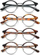 bevi reading glasses semi rimless beautiful logo