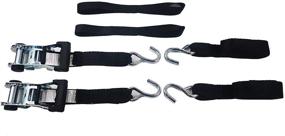 img 2 attached to Ratchet Straps Heavy Duty Tie Down Set