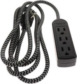 img 1 attached to Viasonic Indoor Braided Extension Cord