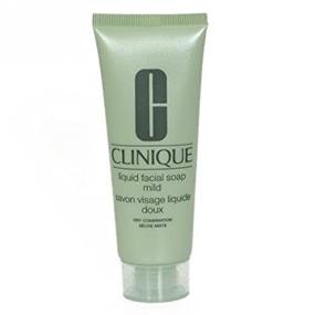 img 1 attached to Gentle Cleansing Solution: Clinique Liquid Facial Soap Mild - Travel Size 1.7oz/50ml for Dry/Combination Skin