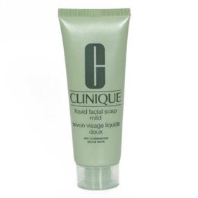 img 4 attached to Gentle Cleansing Solution: Clinique Liquid Facial Soap Mild - Travel Size 1.7oz/50ml for Dry/Combination Skin