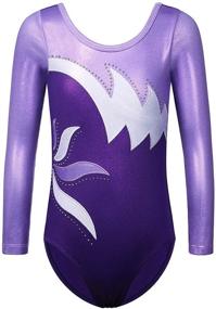 img 4 attached to 🤸 BAOHULU Gymnastics Embroidery Practice Dancewear: Stylish Clothing for Girls