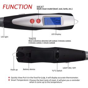 img 2 attached to Thermometer Digital Back Lit Grilling Barbecue