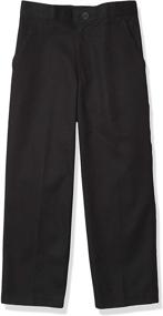 img 3 attached to 👖 Boys Flat Front Pant 60362 - Authentic School Uniforms for a Smart Look