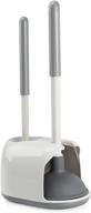 bathroom cleaning combo set: treelen 🚽 toilet plunger and bowl brush with holder logo