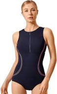 👙 syrokan women's athletic swimwear for women's clothing - bathing suit logo