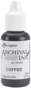 img 1 attached to Ranger ARR5-30775 Reinker Archival Coffee: Long-lasting Pigment for Creative Projects - 0.5 fl oz