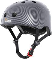 🛹 jbm skateboard helmet adult - ultimate protection for multi-sports: skating, skateboarding, scooter & more! logo