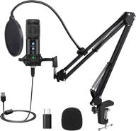 manganese microphone computer recording adjustable logo